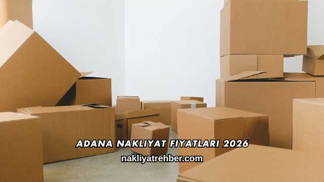 Adana Nakliyat Fiyatları 2026