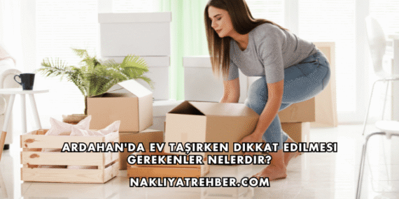 Ardahan’da Ev Taşırken Dikkat Edilmesi Gerekenler Nelerdir?