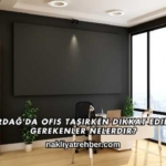 Tekirdağ'da Ofis Taşırken Dikkat Edilmesi Gerekenler Nelerdir?